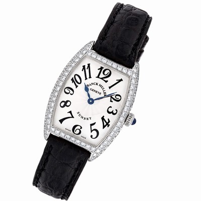 Franck Muller 194 Sun/Moon Quartz Female 18k White Gold