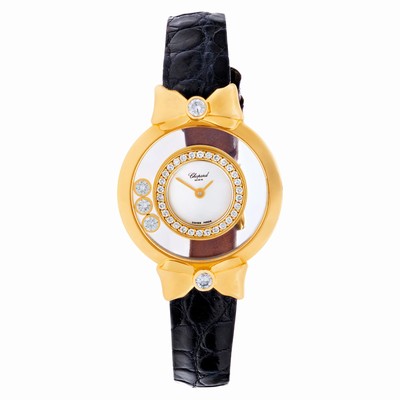Chopard 40971467850 Happy Diamond Quartz Female Gold
