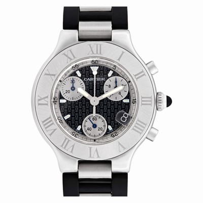 Cartier w510125u2 Chronoscaph 21 Quartz Unisex Stainless Steel