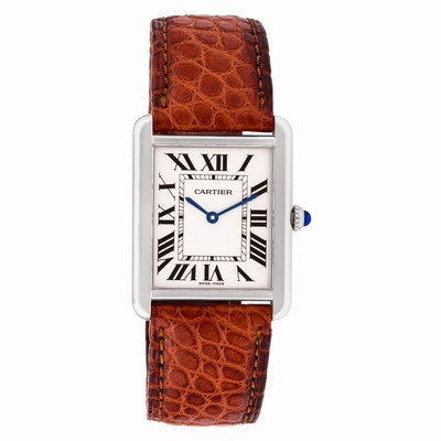 Cartier W1018355 Tank Solo Quartz Unisex Stainless Steel