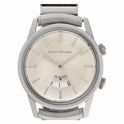 Girard Perregaux 1475 Alarm Manual Male Stainless Steel