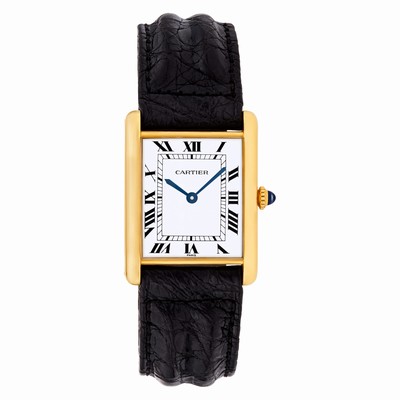 Cartier W5000256 Tank Francaise Automatic Unisex 18k yellow gold