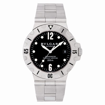 Bvlgari SD 385 Diagono Automatic Unisex Stainless Steel