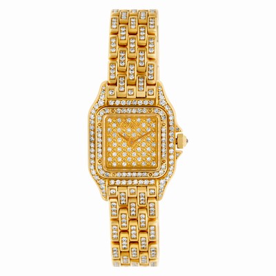 Cartier WF3072B9PVE Panthere Quartz Female 18k yellow gold