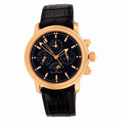 Blancpain 2685F-3630-53B Leman Automatic Male 18k rose gold