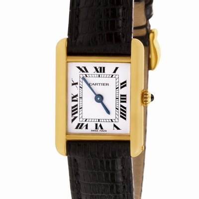 Cartier Cartier 2395 Tank Quartz Female 18k yellow gold