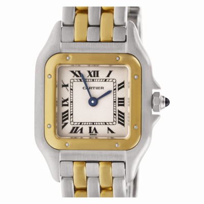 Cartier 1120 Panthere Quartz Female 18k gold & Stainless Steel