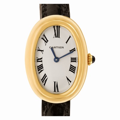 Cartier W8000017 Baignoire Manual Female 18k yellow gold