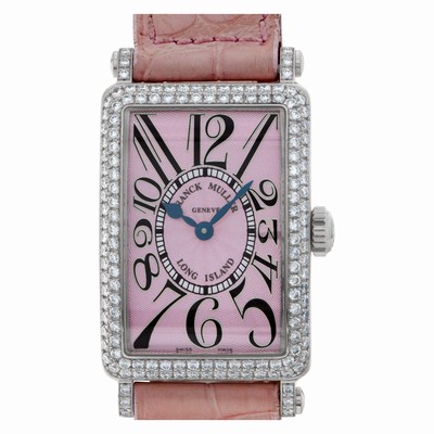 Franck Muller 902 QZ D Long Island Quartz Female 18k White Gold