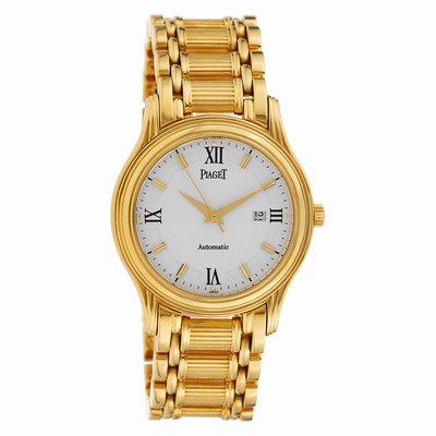Piaget 24001 M 501 D Polo Automatic Unisex 18k Yellow Gold