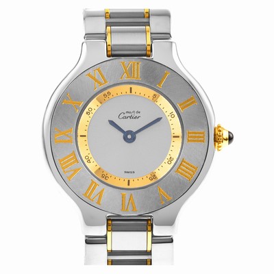 Cartier W10073R6 Must 21 Quartz Female Stainless Steel