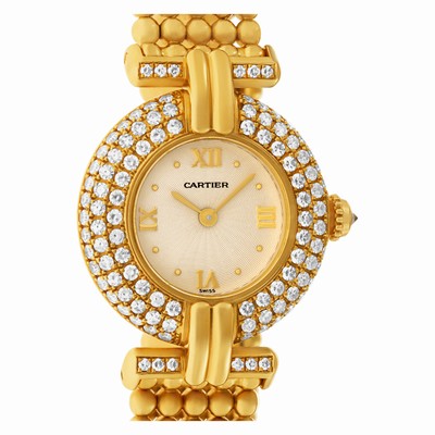 Cartier 1980 Colisee Quartz Female 18k yellow gold