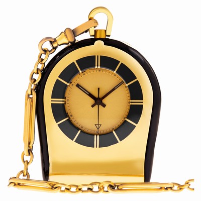 Jaeger LeCoultre 11007 Travel Clock Manual Unisex Gold Plate