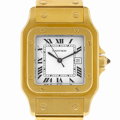 Cartier 99696 Santos Automatic Unisex 18k yellow gold
