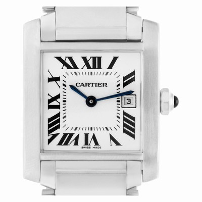Cartier W51011Q3 Tank Francaise Quartz Unisex Stainless Steel