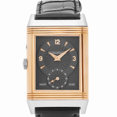 Jaeger LeCoultre 270.0.54R Reverso Manual Male 18k White and Pink Gold