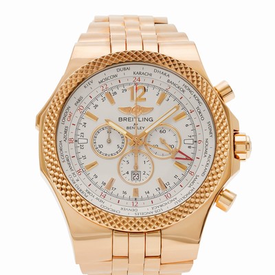 Breitling R47362 Bentley Automatic Male 18k Pink Gold