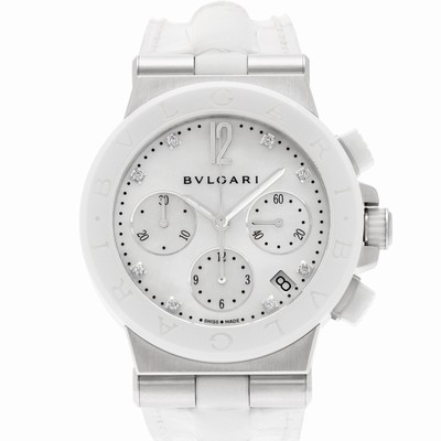 Bvlgari DG 37 SC CH Diagono Quartz Female Stainless Steel
