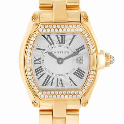 Cartier WE5001X1 Roadster Quartz Female 18k yellow gold