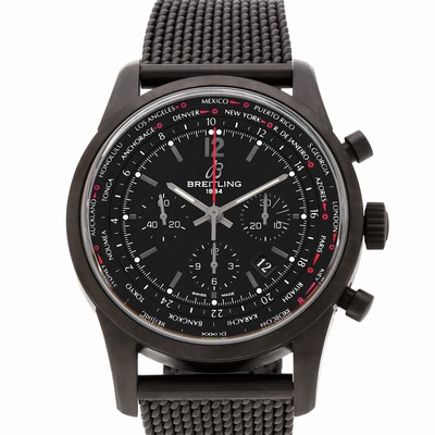 Breitling mb0510 Transocean Automatic Male Black PVD