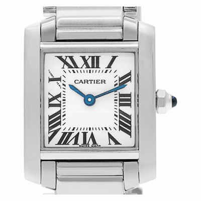 Cartier w5001253 Tank Francaise Quartz Female 18k White Gold