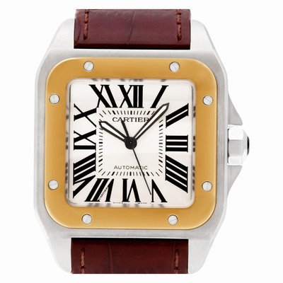 Cartier W20072X7 Santos 100 Automatic Male Stainless Steel