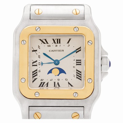 Cartier 119901 Santos Quartz Male Stainless Steel