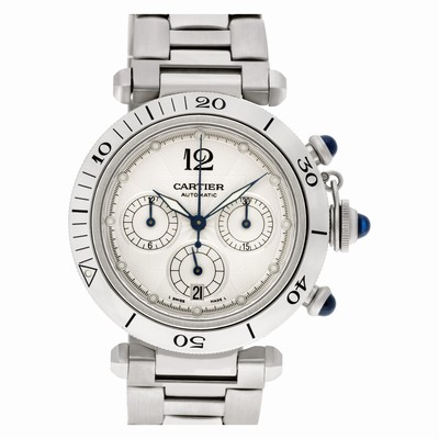 Cartier W31018H3 Pasha Chronograph Automatic Male Stainless Steel