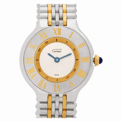 Cartier PL44613 Must de Quartz Female Stainless Steel