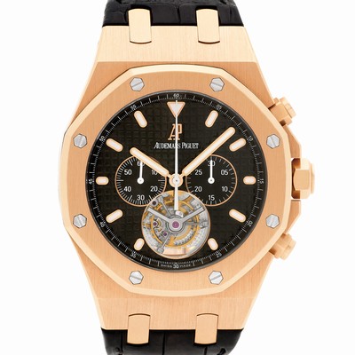 Audemars Piguet 25977OR.OO.D002CR.01 Royal Oak Tourbillon Manual Male 18k Pink Gold