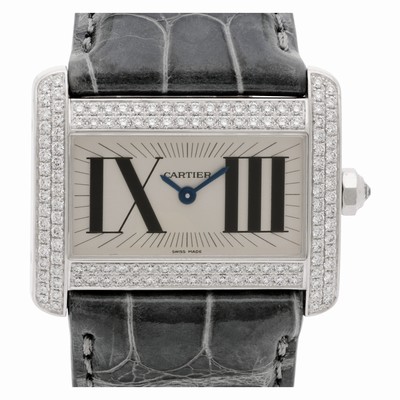 Cartier 2813 Divan Quartz Female 18k White Gold