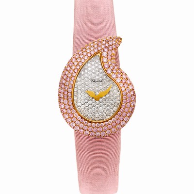 Chopard 452/1 casmir Quartz Female 18k White and Pink Gold
