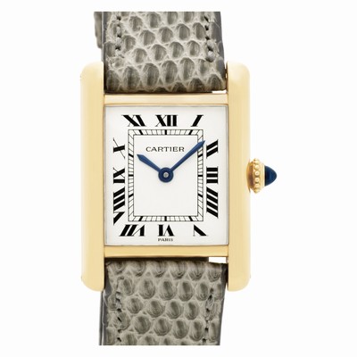 Cartier 7809711034 Tank Manual Female 18k yellow gold