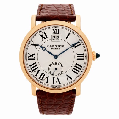 Cartier W1550251 Privee Rotonde Manual Male 18k rose gold