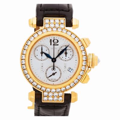 Cartier Cartier 2268 Pasha Chronograph Quartz Female 18k Yellow Gold