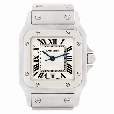 Cartier 1564 Santos Quartz Unisex Stainless Steel