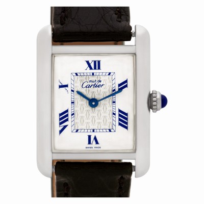 Cartier 2416 Vermeil Quartz Female Silver
