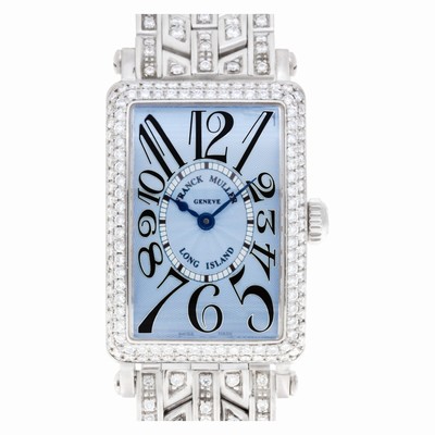 Franck Muller 900 QZ D Long Island Quartz Female 18k White Gold