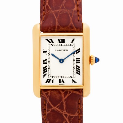 Cartier Cartier 2263 Tank Manual Unisex 18k yellow gold