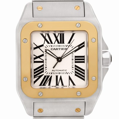 Cartier W200728G Santos 100 Automatic Male Stainless Steel