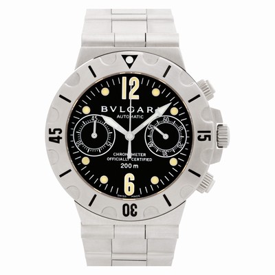 Bvlgari scb 38 s Diagono Automatic Male Stainless Steel