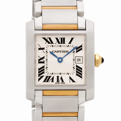 Cartier W51012Q4 Tank Francaise Quartz Female Stainless Steel