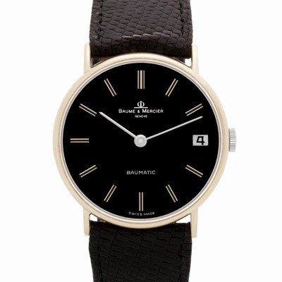 Baume & Mercier 443080 Baumatic Automatic Unisex 18k White Gold