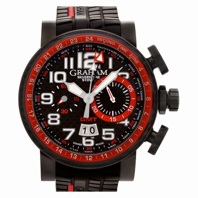 Graham 2BLCB.B10A Silverstone Stowe GMT Automatic Male PVD