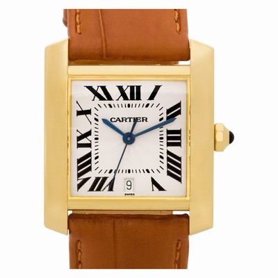 Cartier 1840 Tank Francaise Automatic Male 18k yellow gold