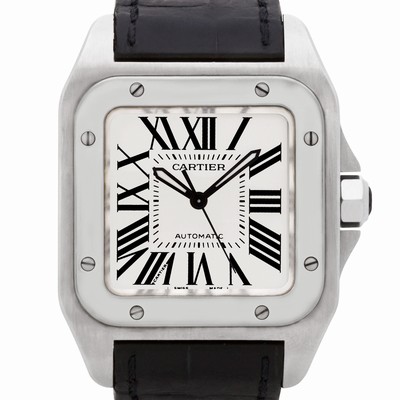 Cartier W20126X8 Santos 100 Automatic Unisex Stainless Steel