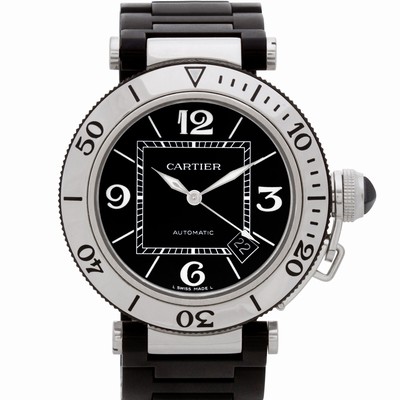 Cartier w31077u2 Pasha Seatimer Automatic Male Stainless Steel