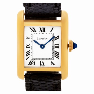 Cartier Cartier 2233 Tank Quartz Female Gold Fill