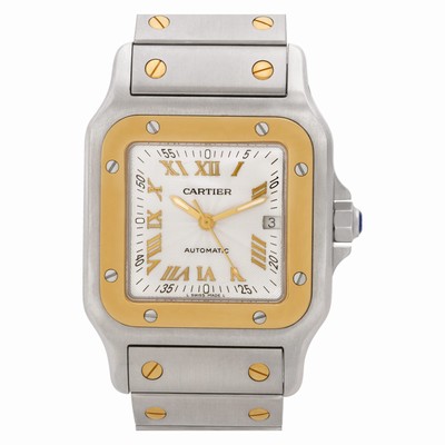 Cartier 2319 Santos Automatic Unisex 18k gold & Stainless Steel