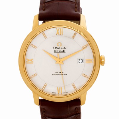 Omega 424.53.40.20.52.001 DeVille Co-Axial Automatic Male 18k yellow gold